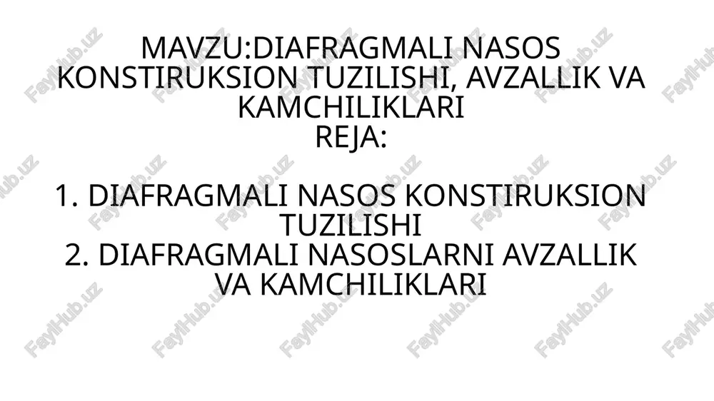 , tushirish klapan va diafragmaning ichki tomoni bilan aloqa qiladi, lekin piston va muhrlash moslamasi bilan aloqa qilmaydi. , bu piston va boshqa muhim qismlarni to'liq neft muhitida va yaxshi ish sharoitida ishlaydi. diafragma yaxshi moslashuvchanligi va yaxshi korroziyaga chidamliligiga ega bo'lishi kerak, odatda ptfe, kauchuk va boshqa materiallardan tayyorlangan. diafragmaning har ikki tomonida to'rlari bo'lgan qozon-pastki shaklidagi qismlar diafragmaning ortiqcha deformatsiyasini mahalliy darajada oldini olish uchun o'rnatiladi va ular odatda diafragma cheklovchilari deb ataladi. pnevmatik diafragma nasosi yaxshi sızdırmazlık ko'rsatkichlariga ega, osongina oqishsiz ishlashga erisha oladi va kislota, gidroksidi, tuz va yuqori viskoziteli suyuqliklar kabi korroziy suyuqliklarni tashish uchun ishlatilishi mumkin. nasosning ikkita nosimmetrik ish kamerasi mos ravishda diafragma bilan ta'minlangan bo'lib, ular markaziy biriktiruvchi novda bilan bir butunga ulanadi. siqilgan havo nasosning havo kirish joyidan havo taqsimlash valfiga kiradi va siqilgan havo bo'shliqdagi diafragmani harakatga keltirish uchun havo taqsimlash mexanizmi orqali bir bo'shliqqa kiritiladi, boshqa bo'shliqdagi gaz esa …