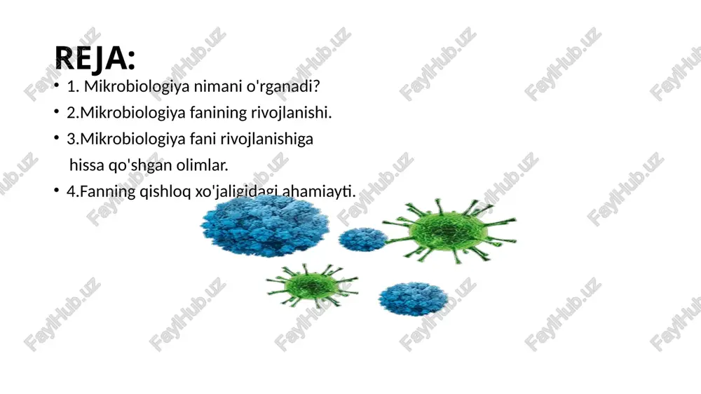 mikrobiologiya fanining rivojlanishi - Page 2