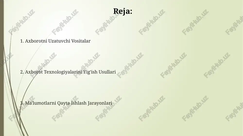 xborot texnologiyalari tarixida 1940-yillarda elektron hisoblash mashinalarining (ehm) paydo bo'lishi va tranzistor texnologiyalarining rivojlanishi muhim burilish nuqtasi bo'ldi, bu esa qurilmalar hajmini va energiya sarfini sezilarli darajada kamaytirdi. 21-asrda bulutli texnologiyalar, katta ma'lumotlar (big data) va sun'iy intellekt (ai) kabi yangi tendentsiyalar axborot texnologiyalarining rivojlanishida hal qiluvchi rol o'ynamoqda, milliardlab qurilmalarni birlashtirib. 1980-yillarning oxiri va 1990-yillar "internet davri" deb nomlanib, shaxsiy kompyuterlarning ommaviylashuvi va global tarmoqning tez rivojlanishi bilan tavsiflanadi, bu esa axborot almashinuvini tubdan o'zgartirdi. ma'lumotlarni qayta ishlash jarayonlari parallel hisoblash va tarqatilgan tizimlar yordamida murakkab ma'lumotlarni qayta ishlashni tezlashtirish mumkin, bu esa 50% gacha vaqtni tejashga va samaradorlikni oshirishga olib keladi. ma'lumotlar bazasi boshqaruv tizimlari (dbms) ma'lumotlarni samarali saqlash, qidirish va yangilash uchun sql yoki nosql kabi turli xil so'rov tillarini qo'llaydi, bu esa o'rtacha 1000 ta so'rovni sekundiga qayta ishlash imkonini beradi. ma'lumotlarni qayta ishlashda katta hajmdagi ma'lumotlar to'plamlarini (big data) tahlil qilish uchun mashinani o'rganish algoritmlari, …