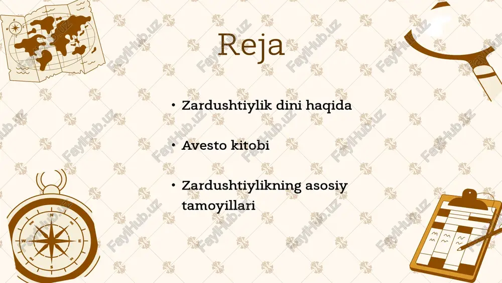 uchun ularning hukmronligi diniy qonunlarga asoslangan edi. zardushtiylikni davlat dini sifatida qabul qilish eron jamiyatining siyosiy tizimini mustahkamladi va diniy rahbarlarning jamiyatdagi ahamiyatini oshirdi. ahamoniylar imperiyasi va zardushtiylik ahamoniylar imperiyasi, eramizdan avvalgi 550-330-yillarda eronni boshqargan ulkan davlat bo‘lib, zardushtiylikning rasmiy din sifatida o‘rnatilishiga sabab bo‘lgan davr hisoblanadi. zardushtiylik ahamoniylar imperiyasining diniy va siyosiy tizimiga chuqur ta’sir ko‘rsatdi, shuningdek, imperiya hududida keng tarqalib, davlat va jamiyatni shakllantirishda muhim rol o‘ynadi. ahamoniylar imperiyasining asoschisi kir toshboh (cyrus the great) va uning avlodlari zardushtiylikni davlat dini sifatida qabul qildilar. dastlabki hukmdorlar zardushtiylikni o‘zlarining siyosiy hokimiyatlarini mustahkamlash uchun diniy vosita sifatida ishlatdilar. shuningdek, zardushtiylik hukmdorlar uchun ilohiy rahbarlikni tasdiqlashda yordam berdi. zardushtiylikning asosiy qadriyatlari, jumladan, adolat va yaxshilikni targ‘ib qilish, ahamoniylar imperiyasining qonunlarida aks etgan. sosoniylar imperiyasi va zardushtiylik sosoniylar imperiyasi (224-651-yillar) eronning qadimiy tarixidagi eng kuchli va oxirgi zardushtiy davlatidir. bu davrda zardushtiylikning diniy, siyosiy va madaniy hayotdagi roli yuqori bo‘lib, imperiya davlat …