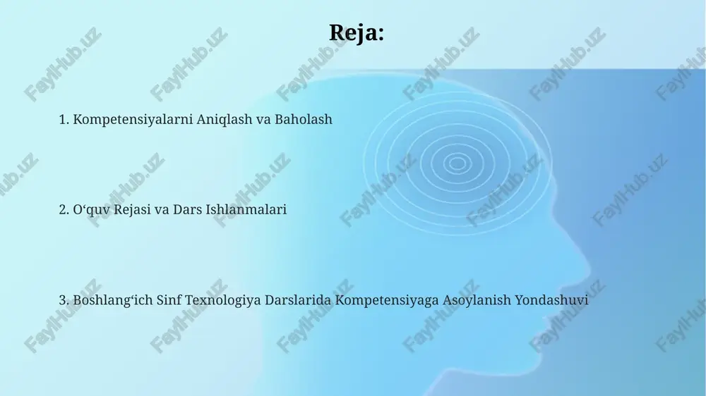 olgan holda, 3-5 yoshli bolalar uchun 12 ta asosiy texnologiya koʻnikmalarini oʻz ichiga olishi kerak, shuningdek, har bir koʻnikma uchun baholash mezonlari aniq belgilangan boʻlishi lozim. boshlangʻich maktab texnologiya darslarida kompetensiyaviy yondashuvning mohiyati kompetensiyaviy yondashuvda baholash, oʻquvchining 4 ta asosiy koʻrsatkich – bilimi, koʻnikmasi, malakasi va ijodkorligi boʻyicha yakuniy natijalarga qarab amalga oshiriladi. boshlangʻich sinf texnologiya darslarida kompetensiyaviy yondashuv 5-7 yoshdagi oʻquvchilarning raqamli savodxonlik, muammo yechish va ijodiy fikrlash kabi 3 ta asosiy kompetensiyasini rivojlantirishga qaratilgan. ushbu yondashuv, oʻquvchilarning 10 ta amaliy loyiha orqali 21-asr koʻnikmalarini egallashini taʼminlaydi, ularning mustaqil oʻrganish va hamkorlikdagi ishlarini ragʻbatlantiradi. oʻqitish metodlari va vositalari interfaol o'yinlar va simulyatsiyalar yordamida o'qitish, 7-10 yoshdagi bolalar uchun texnologiya fanini o'zlashtirishni 20% ga oshiradi va bilish faolligi darajasini yuksaltiradi. o'quvchilarning texnologiya kompetentsiyasini baholashda 3 dan ortiq baholash mezonlari va kamida 2 ta turli baholash vositalarini (masalan, amaliy topshiriqlar, testlar) qo'llash samaradorligini oshiradi. bloklash dasturlash va robot texnikasi kabi amaliy …