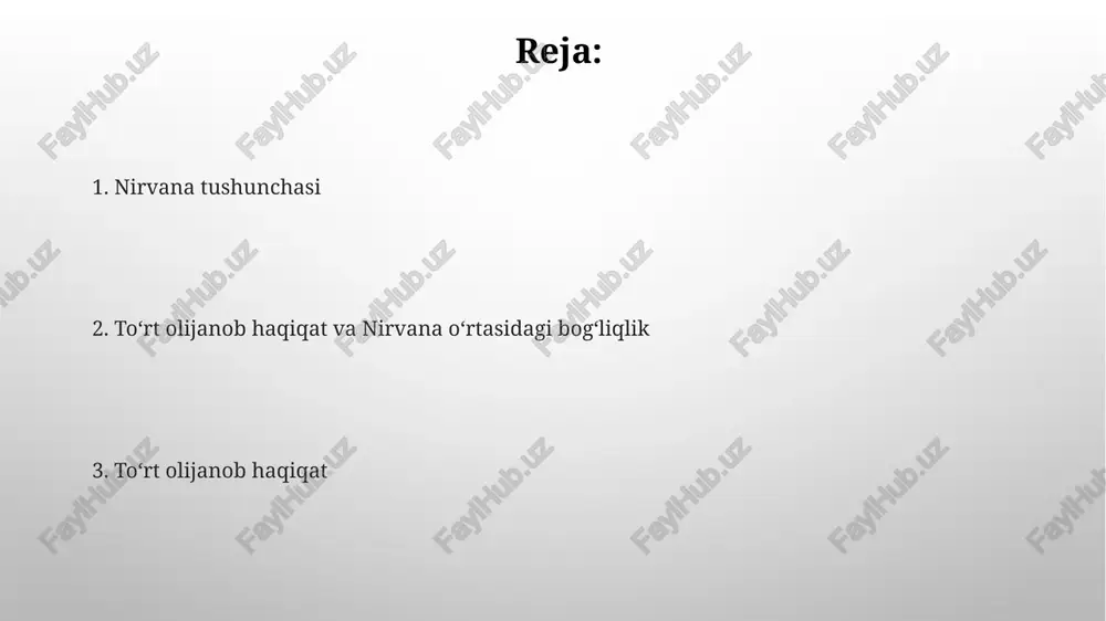 odalaydi. to'rt asl haqiqat tushunchasi to'rt asl haqiqat budda ta'limoti markazida yotadi va 1) azob-uqubatlarning mavjudligi, 2) azob-uqubatlarning sababi, 3) azob-uqubatlardan xalos bo'lish mumkinligi va 4) azob-uqubatlardan xalos bo'lish yo'lini (sakkizli yo'l) o'z ichiga oladi. to'rt asl haqiqatni tushunish va nirvana holatiga erishish uchun samatha-vipassana kabi turli xil meditatsiya usullaridan, 5 skandha (element)ni to'g'ri anglash orqali foydalaniladi. samatha-vipassana samatxa-vipassana yo'lidagi 4 bosqichli ruxiy rivojlanish (sotapattna, appana, araxat, anuttara) ni doimiy amaliyot orqali 5-10 yil ichida erishish mumkin. vipassananing samarali amaliyoti uchun sammatxaning mustaxkam asosi zarur bo'lib, bu xotirjamlik va kontsentratsiyani rivojlantirish orqali 2-3 oy davom etadi. dukkha nima? “dukkha”ni yengishning asosiy yo‘li – buddistlarning 8ta to‘g‘ri yo‘liga amal qilish orqali nirvana holatiga erishishdan iborat. bu jarayon samimiylik, meditatsiya va o‘z-o‘zini tarbiyalash kabi amallarni o‘z ichiga oladi. “dukkha”ning 3 ta asosiy tarkibiy qismi bor: jismoniy azob-uqubatlar (1), hissiy azob-uqubatlar (2) va ruhiy azob-uqubatlar (3). bu uchala tarkibiy qism ham inson hayotining …