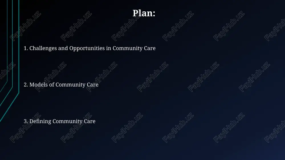 lthcare systems substantial costs and improving patient outcomes through proactive support and tailored interventions. developing a community care plan successful community care plans utilize measurable goals, such as achieving a 75% reduction in falls within 6 months for elderly clients, allowing for progress tracking and effective resource allocation. a robust community care plan should incorporate at least 3 key stakeholders – the individual receiving care, their family, and a designated healthcare professional – to ensure holistic support and effective communication pathways. models of community care the "hub-and-spoke" model, a common approach, utilizes a central facility (hub) coordinating services provided by multiple smaller satellite locations (spokes) to reach diverse geographical areas and client populations, improving accessibility by a factor of 3-5 times compared to centralized models. integrated care models, often involving 2-5 different healthcare professionals collaboratively managing a patient's needs, strive to reduce fragmentation and improve outcomes through coordinated care plans, …