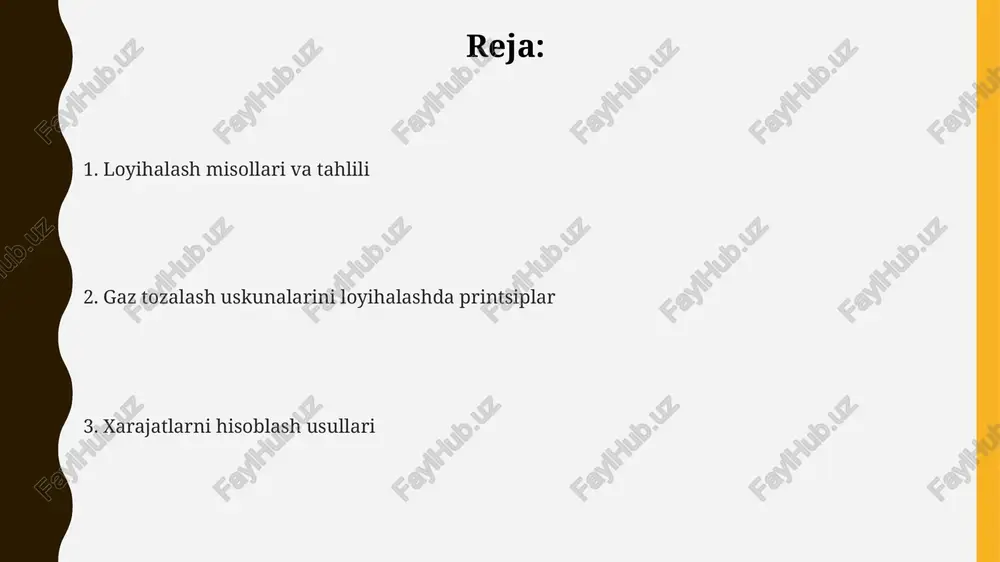 xarajatlarini kamaytirishga yordam beradi. materiallar tanlash va korroziyaga chidamlilik gaz tozalash uskunalarini loyihalashda 316l zanglamaydigan po'lat kabi yuqori korroziyaga chidamli materiallarni tanlash, 90% dan ortiq ishlash samaradorligini ta'minlash va ekspluatatsiya muddatini uzaytirishga yordam beradi. kislota va ishqorlarga chidamliligi yuqori bo'lgan polimer materiallar, masalan, pvdf, gaz tozalash jarayonida 20 mpa gacha bo'lgan bosimga bardosh bera oladi, bu esa xarajatlarni kamaytirishga imkon beradi. nikel asosidagi qotishmalar, masalan, monel 400, sulfidli muhitlarda 150°c gacha bo'lgan haroratlarda yuqori korroziyaga chidamlilikni ta'minlaydi, ammo ularning yuqori narxi loyiha xarajatlariga ta'sir qiladi. energiya sarfini hisoblash usullari gaz tozalash jarayonidagi har bir bosqich (masalan, filtrlash, absorbtsiya) uchun alohida energiya sarfini aniqlash va ularni jamlash orqali umumiy energiya sarfini aniqlab bo'ladi. energiya sarfini hisoblashda kompressorlarning elektr energiya iste'molini hisobga olish muhim, bunda kompressorning kuchi (kvt) va ish vaqti (soat) ko'rsatkichlaridan foydalaniladi. issiqlik almashinuvchilarining samaradorligini hisobga olgan holda, 10% gacha energiya tejashga erishish mumkinligini ko'rsatuvchi issiqlik balansini tuzish zarur. loyihani …