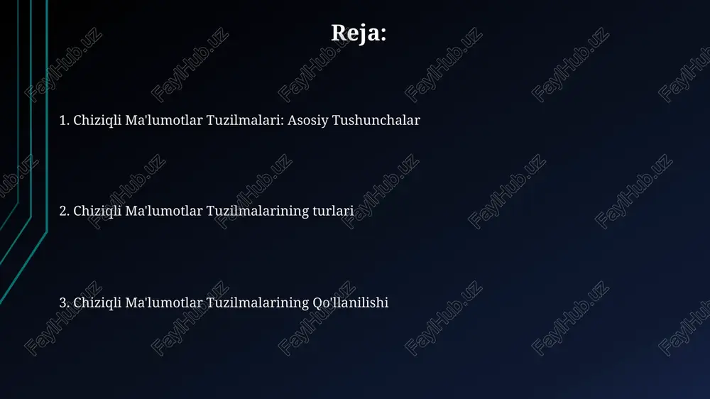 'lumotlarga kirish vaqti o(1) yoki o(n) ga teng bo'lishi mumkin, bu esa qidiruv va joylashtirish operatsiyalarining murakkabligiga ta'sir qiladi, bu esa algoritmning samaradorligiga ta'sir qiladi. stack va queue kabi lineer struktura turlarining qo'llanilishi dasturlashda 5 dan ortiq muhim vazifalarni, jumladan, rekursiv funksiyalarni amalga oshirish va ma'lumotlarni fifo/lifo tartibida qayta ishlashni o'z ichiga oladi. bog'langan ro'yxatlar (linked lists) bog'langan ro'yxatlar dinamik xotiradan foydalanadilar, ya'ni elementlar soni dastur ishlayotgan paytda o'zgarib turishi mumkin, bu esa 2 yoki 2 million elementli ro'yxatlarni samarali boshqarish imkonini beradi. bog'langan ro'yxatlarda har bir tugun keyingi tugunning manzilini saqlaydi, bu esa 1000 ta elementli massivga nisbatan xotirani samaraliroq ishlatish imkonini beradi, chunki massiv oldindan belgilangan hajmdan oshib ketishi mumkin. navbatlar (queues) navbatlar fifo (first-in, first-out) printsipiga asoslanadi, ya'ni eng avval qo'shilgan element eng avval chiqariladi. bu strukturada 2 ta asosiy operatsiya mavjud: enqueue (element qo'shish) va dequeue (element chiqarish). navbatlarni amalga oshirish uchun massiv yoki bog'langan ro'yxatlardan …