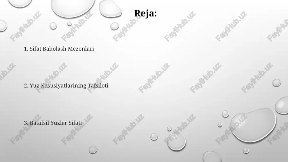 riligi va nisbatlarining mosligi kalit omil hisoblanadi. realizm darajasini aniqlashda, yuzning 3d modellashtirishdagi polycount (polygonlar soni) muhim rol o‘ynaydi: yuqori polycount tafsilotlarning aniqroq ifodalanishiga olib keladi. yoritish va soyalar yuqori sifatli tasvirlarda yorug'lik manbalarining 5-7 ta turini aniqlash mumkin, bu esa soyali o'tishlar va yorqin joylarning aniq chegaralarini belgilaydi. yoritish va soyali o'yinlar yuzning 3d hajmli ko'rinishini yaratadi, 20 dan ortiq rang gradasi bilan chuqurlik va realistik tasvirni ta'minlaydi. yoritishning to'g'ri burchagi va intensivligi yuzning 12 ta asosiy mushak guruhining ifodasini aniq aks ettiradi, bu esa his-tuyg'ularni realistik tarzda ifodalashga yordam beradi. yuzning anatomiyasi va tarkibi yuz suyaklari, masalan, jag' suyaklari yoki burun suyaklari, yuzning umumiy shaklini belgilaydi va 14 ta yuz suyagi yuzning uch o'lchovli tuzilishiga ta'sir ko'rsatib, batafsil tasvirni yaratishga yordam beradi. yuzning mushak tuzilishi taxminan 57 ta mushakdan iborat bo'lib, ularning har biri yuz ifodalarini shakllantirishda muhim rol o'ynaydi va turli darajadagi tafsilotlarni taqdim etadi. yuz terisining …