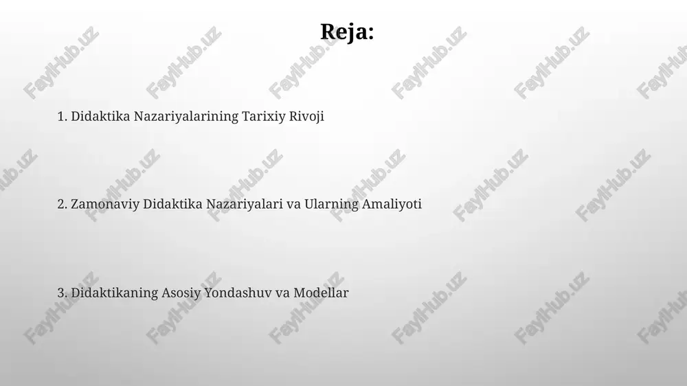 ishi didaktika nazariyalarining yangi bosqichga o'tishida muhim rol o'ynadi, xususan, biheviorizm va kognitvizm kabi ta'lim yo'nalishlari paydo bo'ldi. o'yin orqali o'qitish o'yin orqali o'qitishda turli xil o'yin turlari, jumladan, 5 ta asosiy sensorli o'yin turi qo'llaniladi: vizual, auditoriy, kinestetik, taktil va xushbo'y. bu esa bolaning turli qobiliyatlarini rivojlanishiga yordam beradi. o'yin orqali o'qitish 7 yoshgacha bo'lgan bolalar uchun juda samarali, chunki bu yoshda o'rganishning asosiy usuli hisoblanadi va 90% dan ortiq ma'lumotlar o'yin jarayonida o'zlashtiriladi. shaxsiylashtirilgan ta'lim shaxsiylashtirilgan ta'lim, o'quvchilarning 70% ga yaqinini o'ziga jalb qiluvchi va motivatsiyasini oshiruvchi samarali usul sifatida, individual ehtiyojlarga moslashtirilgan o'quv rejalarini nazarda tutadi. ushbu yondashuv, 5 dan ortiq turdagi o'quv materiallaridan va o'z-o'zini baholash texnikalaridan foydalanib, har bir o'quvchining o'rganish sur'atini va uslubini hisobga oladi. kognitiv didaktika kognitiv didaktika samaradorligini baholashda, 5 ballli shkala bo'yicha o'quvchilarning bilim darajasi va muammolarni hal qilish qobiliyatlari kabi 2 ta asosiy mezon qo'llaniladi. ushbu yondashuvda 3 ta asosiy …