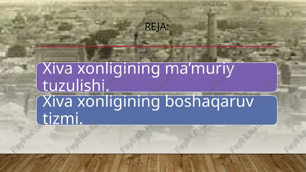 muncha rivojlangan bo’lsa ham tabiiy va texnika fanlariga, dunyoviy ilmlarga e’tibor qaratilmagan. boshlang’ich maktabda o’qish yozishni o’rgangan bolalar madrasalarda o’qitilgan. xix asrda xiva xonligida 1500 ga yaqin boshlang’ich maktab va 130 ta madrasa mavjud bo’lgan. xiva shahrining o’zida 22 ta madrasa bo’lgan. xix asrda xiva xonligida adabiyot, tarixnavislik, hattotlik, musiqa san’ati, me’morchilik va madaniyatning boshqa sohalarida katta yutuqlar qo’lga kiritilgan. xiva xonligi xon tomonidan boshqariladigan, yakka hokimchilikka asoslangan davlat edi. xonlikdagi eng oliy unvon xon boʻlib, u maʼmuriy-siyosiy, xarbiy va diniy vakolatlarga ega edi. buxoro va qoʻqon xonligidan farq qilib, xiva xoni huzurida doimiy faoliyat koʻrsatuvchi kengash (devon) mavjud boʻlgan. eng yuqori mansab va unvondagi amaldorlar aʼzo boʻlgan bu kengashning vakolati cheklangan, barcha qarorlar amalda xon tomonidan qabul qilingan boʻlsada, lekin yirik saroy amaldorlarining, qabila boshliqlarining, mahalliy xokimlarning davlat boshqaruviga koʻrsatadigan taʼsirini eʼtirof etish zarur. xiva xonligi boshqaruv tizimi asosan buxoro va qo’qon davlatlaridagidek bo’lib farqi xix asr boshlaridan xon …