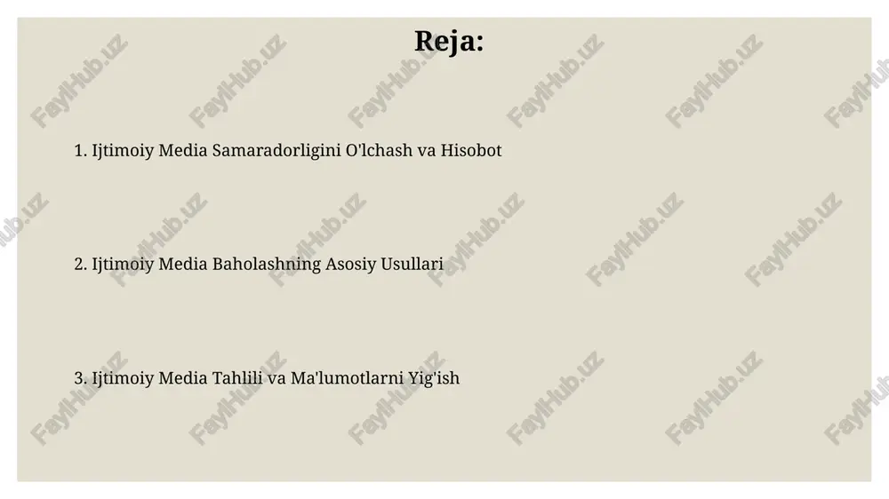 ia marketing kampaniyalaringizning roi'sini hisoblashda, konversiya stavkalari (masalan, 10% dan 20% gacha o'sish) va har bir mijozni qo'lga kiritish narxini aniqlash muhim ahamiyatga ega. roi hisob-kitoblariga sotuvlarning o'sishi (masalan, 15% ga o'sish), yangi mijozlar soni (500 dan 1000 gacha) va reklama xarajatlarini (1000$ dan 5000$) kiritish kerak. muvaffaqiyat ko'rsatkichlarini o'lchash reklama kampaniyalari samaradorligini aniqlash uchun, cpm (har mingta ko'rish uchun narx) va ctr (bosish tezligi) kabi ko'rsatkichlarni tahlil qilish orqali 15% dan ortiq konversiya ko'rsatkichiga erishish mumkin. muvaffaqiyat ko'rsatkichlarini o'lchashda, 50% ga yaqin foydalanuvchilarning faolligi va 30% ga yaqini postlarning o'zaro ta'sirini aks ettiruvchi metriklardan foydalanish samarali natijalar beradi. xavf va xatarlarni baholash so'rov natijalariga ko'ra, 15-25 yoshdagi foydalanuvchilarning 60% dan ko'prog'i onlayn suiiste'mol qilish va yolg'on axborot tarqalish xavflarini to'liq anglamaydi. ijtimoiy media platformalarida tahdidlarni aniqlash va bartaraf etish uchun maxsus algoritmlar va texnologiyalarni qo'llash samaradorligi 85% ga yetdi, ammo bu ko'rsatkich doimiy ravishda takomillashtirilmoqda. eng yaxshi amaliyotlar va …