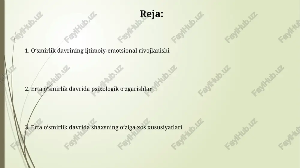 iga moslashishga harakat qiladi va o'ziga nisbatan noaniqlik hissi paydo bo'ladi. o'z-o'zini baholashning pasayishi, depressiya va xavotirlilik kabi ruhiy salomatlik muammolarining 30% gacha sabab bo'lishi mumkin, shu sababli o'smirlarga qo'llab-quvvatlash va tushunish kerak. hissiy-irqiy rivojlanish va hissiy jihatlar o'smirlarning o'z-o'zini anglashi va o'ziga bo'lgan ishonchi shakllanishida, qiymatlarning qayta ko'rib chiqilishi, ijtimoiy taqqoslash va tengdoshlar ta'siri muhim rol o'ynaydi, bu jarayon 70% gacha o'zgaruvchan bo'lishi mumkin. hissiy rivojlanishning muhim jihatlaridan biri bu empatiya rivojlanishi hisoblanadi, bu davrda o'smirlarning boshqalarning his-tuyg'ularini tushunish va ularga hamdard bo'lish qobiliyati 15-20% gacha ortadi. jismoniy o'zgarishlar va o'smirlik davri psixikasi o'smirlik davrining boshlanishi (taxminan 10-13 yosh) jismoniy o'zgarishlar bilan birga, kayfiyatning tez-tez o'zgarishi, o'ziga nisbatan noaniqlik va ijtimoiy munosabatlardagi qiyinchiliklarni keltirib chiqarishi mumkin. androgen va estrogen gormonlarining miqdorining keskin oshishi, miyaning limbik sistemasi va prefrontal korteksining rivojlanishi bilan birga, hissiy jihatdan beqarorlik, impulsivlik va xavf-xatarni baholash qobiliyatining pasayishiga olib keladi. ta'lim va bilim olishdagi o'zgarishlar oʻsmirlarning …