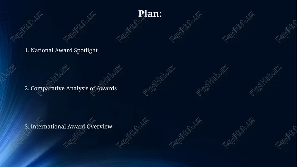 . many national award systems, like the french ordre national du mérite, have multiple tiers or classes, ranging from knight to grand cross, reflecting varying levels of achievement and contribution. conclusion and q&a the q&a session provides valuable feedback; addressing at least 3-5 insightful questions allows for clarifying misconceptions about award criteria and selection processes, enhancing audience understanding. award ceremonies globally generate billions in media exposure, impacting sponsor roi significantly; quantifiable metrics like viewership and social media engagement demonstrate a 20-30% increase post-event for top-tier accolades. national awards often highlight 1-5 key individuals or organizations per category, showcasing excellence and inspiring future contributions; analyzing trends across multiple years reveals evolving priorities and societal values reflected in the award selection. criteria for international awards selection many international awards employ a multi-stage judging process, involving 3-5 rounds of rigorous evaluation by expert panels, reducing hundreds of initial nominations down to a select …