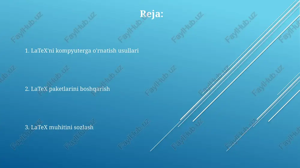 urli xil kompilyatorlarni o'z ichiga oladi. mactex'ni o'rnatishda 2 gb dan ortiq bo'sh disk maydoni talab qilinadi va jarayon taxminan 30 daqiqani oladi, shuning uchun sabrli bo'ling. o'rnatish jarayonida sizga administrator huquqlari kerak bo'ladi va ba'zi paketlarni qo'lda tanlash imkoniyati mavjud, bu esa 10 gb dan ortiq joy egallaydigan kengaytirilgan funksiyalarni o'z ichiga oladi. xatolarni tuzatish va diagnostika xatolarni tuzatishda, latex sintaksisi qoidalariga rioya qiling, masalan, {} qavslarining to'g'ri joylashuvini tekshiring va \begin{} va \end{} buyruqlarining juftligini nazorat qiling. latex kompilatsiya jarayonida 20 dan ortiq xatolikni aniqlash uchun "log" faylini diqqat bilan tekshiring, xatolik raqamlari va satr nomerlarini ko'rsating. agar 5 tadan ortiq xatolik bo'lsa va ularning sababini tushunmasangiz, onlayn forumlar yoki latex hujjatlariga murojaat qiling, muammoingizning ekran rasmini ilova qiling. murakkab hujjatlar yaratish hujjat tuzilmasini, sarlavhalarni, havolalarni va indekslarni avtomatik ravishda yaratish orqali, latex 20% dan ortiq vaqtni tejashga yordam beradi. murakkab hujjatlarni yaratishda latex, 100 dan ortiq matematik …