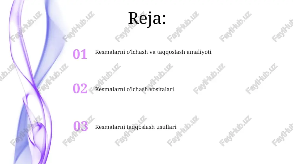 lar yordamida ham hisoblanishi mumkin, natijada 3 vektor va 7 vektor yig'indisining uzunligi 10 ga teng bo'ladi. uzunlik birliklari katta masofalarni o‘lchashda kilometr (km) birligi qo‘llaniladi, masalan, shaharlar oralig‘idagi masofa kilometrlarda ifodalanadi va 1 km 1000 metrga teng keladi. mikrometr (µm) va nanometr (nm) kabi juda kichik uzunliklarni o‘lchash uchun maxsus asboblar va birliklar ishlatiladi, bu birliklar 1 metrning millioninchi va milliardinchi qismlarini bildiradi. teng kesmalar paralelogrammalarning qarama-qarshi tomonlari teng kesmalar hisoblanadi va bu xususiyat ularning maydonini hisoblashda foydalaniladi, masalan, tomonlari 4 sm va 6 sm bo'lgan to'g'ri to'rtburchakda. teng kesmalar geometriyada muhim ahamiyatga ega bo'lib, ularning uzunliklari bir xil (masalan, 7 sm) bo'ladi va bu ko'plab geometrik teoremalarni isbotlashda ishlatiladi. geometrik konstruktsiyalar 90 daraja burchakni ikkiga boʻlish uchun perpendikulyar ikki yarim chiziqlarni chizish orqali 45 daraja burchak hosil qilish mumkin, bu esa burchakni oʻlchashda aniqlikni oshiradi. geometrik konstruktsiyalarni bajarishda kompas va chizgʻich kabi 2 ta asosiy asboblardan foydalaniladi, ular …
