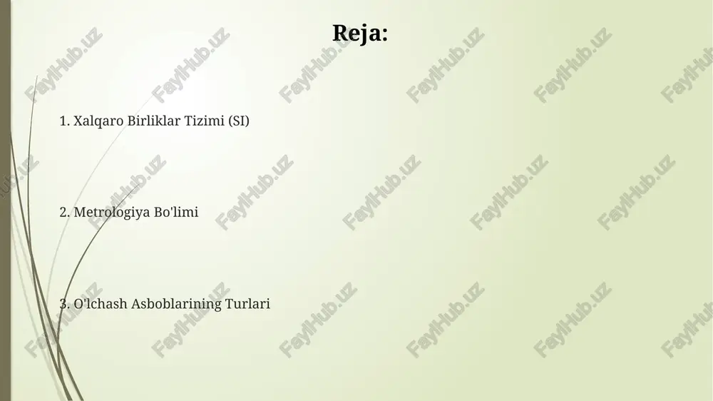 ishlatiladigan zamonaviy vositalar, masalan, kuch sensorlari va tensometrik o'lchov elementlaridan foydalanib, yuqori aniqlikdagi natijalarni ta'minlaydi. og'irlikni aniqlash uchun ishlatiladigan mexanik tarozilarning turli xil turlari mavjud, ularning sig'imi 1 kg dan 100 kg gacha o'zgarib turadi va ularning aniqligi turlicha bo'ladi. massa o'lchashda ishlatiladigan asosiy vositalardan biri elektron tarozilar bo'lib, ularning aniqligi 0.01 grammgacha yetishi mumkin va kalibrlash sertifikatiga ega bo'lishi shart. boshqa fizik kattaliklarni o'lchash vositalari haroratni aniq o'lchash uchun -200°c dan +1000°c gacha harorat oralig'ini qamrab oluvchi turli xil termojuftlar, rtd sensorlari va infraqizil termometrlar mavjud. bosimni o'lchash uchun manometrlar, 0 dan 100 bargacha bo'lgan diapazonda ishlaydigan differentsial manometrlar va yuqori aniqlikdagi elektron bosim sensorlari qo'llaniladi. namlikni o'lchashda psixrometrlar, gigrometrlar va kondensatsion higrometrlar kabi turli asboblar qo'llaniladi, ularning aniqligi 0,1% dan 5% gacha o'zgarib turadi. vaqtni o'lchash vositalari atom soatlari, sezyum-133 atomlarining tebranish chastotasiga asoslangan holda, 10 -15 darajadagi aniqlik bilan vaqtni o'lchab, gps va boshqa yuqori aniqlikdagi navigatsiya …