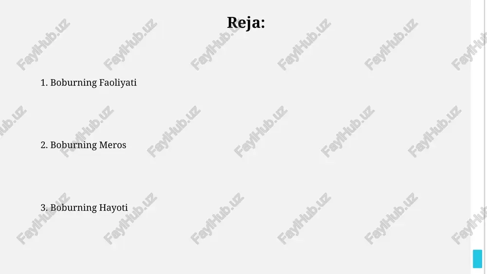mirzo bobur hayoti va ijodi - Page 2