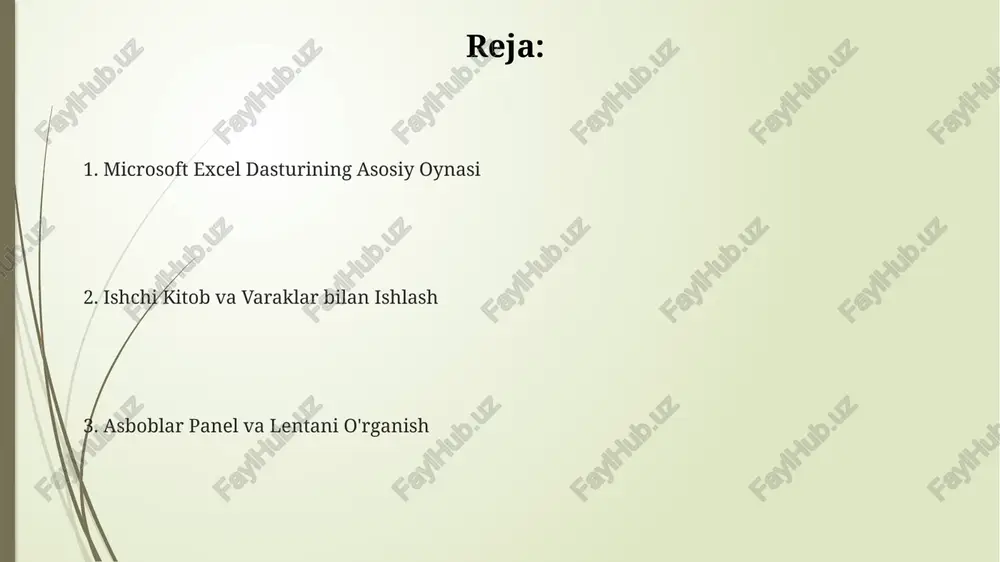va chop etish sifati (resolution - dpi) kabi muhim sozlamalar mavjud. 300 dpi yuqori sifatli chop etishni ta'minlaydi. ma'lumotlarni saralash va filtrlash ma'lumotlarni saralashda 1 dan ortiq ustunga ko'ra tartiblangan saralashni amalga oshirish mumkin, masalan, avvalo familiyasi bo'yicha, keyin esa ismi bo'yicha tartiblash orqali 1000 ta qatorni tezda tartiblash mumkin. "advanced filter" yordamida murakkab shartlar asosida ma'lumotlarni saralash va filtrlash imkoniyati mavjud, bu funksiya yordamida bir nechta mezonlarga mos keladigan 10.000 dan ortiq qatorlarni tezda filtrlash mumkin. filtrlash funksiyasi yordamida ma'lumotlar jadvalidan kerakli mezonlarga mos keladigan qatorlarni tanlab olish mumkin, masalan, faqatgina "2023" yil bilan bog'liq ma'lumotlarni ko'rsatish uchun filtrni qo'llash orqali 5000 qatordan keraklilarini ajratib olish mumkin. ma'lumotlar kiritish sonlar, matnlar, sanalar, vaqtlar, mantiqiy qiymatlar (true/false) va formulalar kabi turli xil ma'lumotlar turlarini hujayralarga kiritish mumkin, shuningdek, ma'lumotlarni formatlash imkoniyatlari ham mavjud. ma'lumotlarni kiritishda avtomatik to'ldirish (autofill) funksiyasi yordamida ketma-ketliklarni, sanalarni va boshqa takrorlanuvchi ma'lumotlarni tez va osonlik bilan …