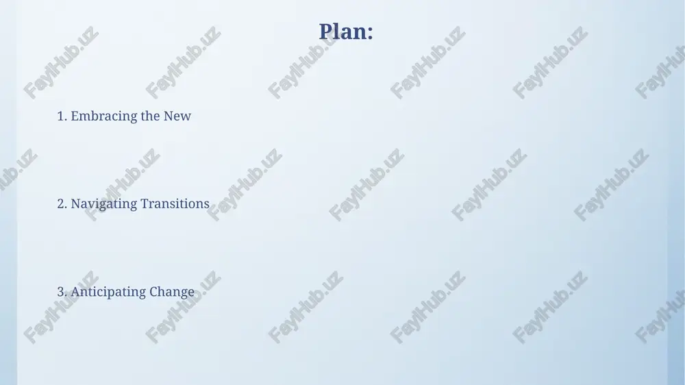 dies on change management. finding new beginnings embracing new beginnings often involves a 5-stage grief process – denial, anger, bargaining, depression, and acceptance – understanding these stages can significantly improve the transition's emotional management and accelerate positive outcomes. approximately 70% of successful career transitions involve proactive networking and skill development; building a robust professional network 6-12 months prior to a change dramatically increases opportunities. navigating transitions research shows that approximately 70% of people experience significant stress during major life transitions. proactive strategies, like mindfulness exercises and cognitive behavioral therapy (cbt) techniques, can significantly mitigate this stress and improve coping mechanisms. embrace the 80/20 rule during transitions: focus your energy on the 20% of actions that yield 80% of the results. prioritize key tasks related to your goals to maintain momentum and avoid feeling overwhelmed by the sheer volume of change. embracing the unknown embracing the unknown fosters resilience; studies show …