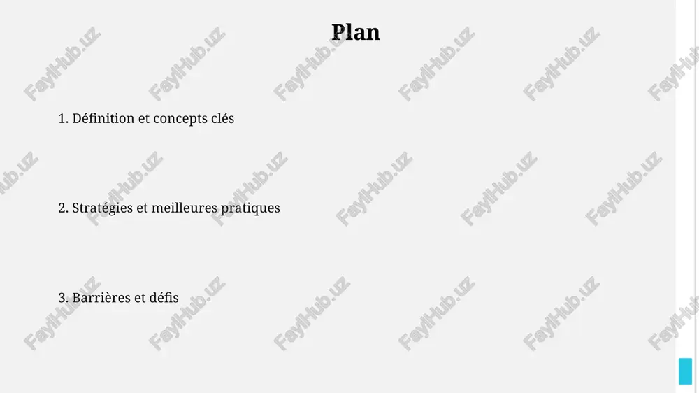 hiérarchique, une autre dimension clé, reflète l'acceptation des inégalités de pouvoir au sein d'une société. des scores élevés indiquent une plus grande tolérance aux inégalités de pouvoir. selon hofstede, l'individualisme vs. le collectivisme (dimension 1 sur 6) mesure le degré d'intégration des individus dans des groupes. les scores varient de 1 (très collectiviste) à 100 (très individualiste). équité et inclusion l’équité et l’inclusion visent à créer des environnements où au moins 80% des membres d'un groupe se sentent valorisés et représentés, réduisant ainsi les biais systémiques. le modèle des six dimensions de la diversité (âge, genre, orientation sexuelle, origine ethnique, handicap, religion) sert de cadre pour analyser et promouvoir l’équité et l’inclusion au sein des organisations. communication verbale et non verbale les proxemics, distance physique entre interlocuteurs (intime, personnelle, sociale, publique), varient considérablement selon les cultures, influençant significativement l'interprétation du message verbal. la communication non verbale représente jusqu'à 93%, selon …