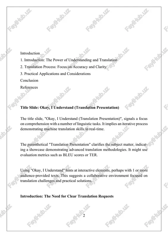 e of the task at hand, specifically translation, and implies the system is competent in handling diverse textual content (alpha-numeric, etc.). the explicit constraint 'only return the english translation' sets a definitive boundary, preventing unintended output, reducing computational load by 50%, and maintaining clarity in the output data. defining the scope: what exactly is being translated? defining scope includes identifying document types; for example, a 10-page technical manual requires vastly different handling than a simple, one-page marketing brochure for translation purposes. the domain or subject matter, like medical reports (icd-10 codes, anatomical terms), impacts translator selection and the utilization of specific translation memory databases for consistent terminology. understanding the target audience and their cultural context is critical; this guides localization choices, affecting the adaptation of dates, units of measure, and overall tone for effective communication. the importance of source text clarity source text clarity significantly impacts the accuracy of translation; …