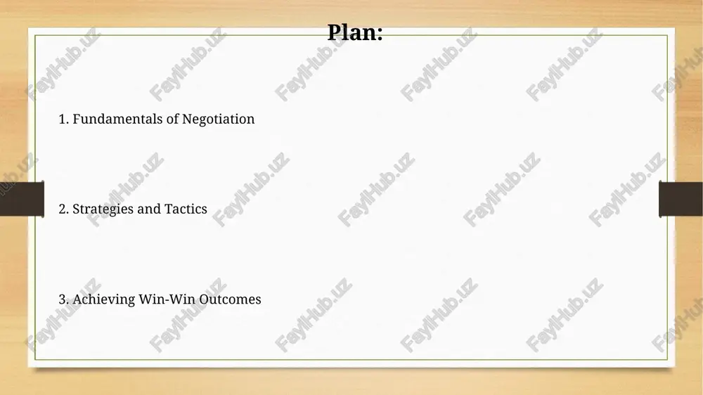the 'good guy/bad guy' tactic uses two negotiators; one acts unreasonable, while the other appears supportive. this can pressure the opponent into accepting less favorable terms by 10%. identifying common negotiation pitfalls one pitfall is "leaving money on the table", also known as sub-optimal agreements, because you didn't thoroughly explore your counterpart's interests, or your batna, costing you substantial deal value. anchoring bias, where the initial offer heavily influences the perceived value, can significantly disadvantage you. statistically, aggressive first offers yield a 7-10% better outcome for the anchor. building rapport and trust mirroring, even subtle non-verbal cues, increases rapport. studies show a 70% likability increase when mimicking body language, fostering a sense of connection and understanding during initial negotiations. employing active listening, using techniques like paraphrasing and asking clarifying questions, shows respect for the other party's viewpoints. this can increase trust levels by approximately 25%. handling difficult situations when facing …