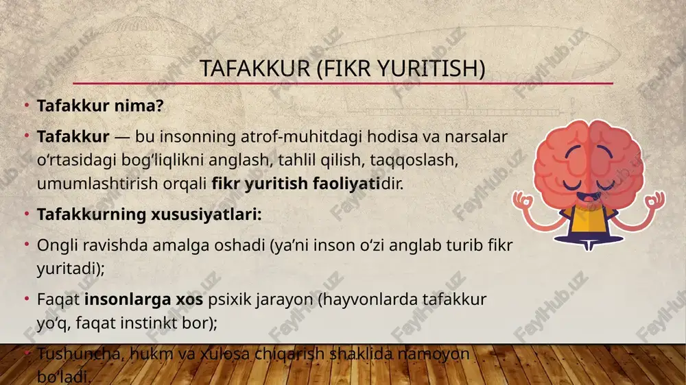 n ifodalash nutq tafakkurning mahsuli hisoblanadi intellekt bilim, tafakkur va muammo yechish qobiliyati intellekt – tafakkur va nutqni boshqaruvchi umumiy qobiliyat tafakkur, nutq va intellekt o‘zaro bog‘liqligi 8 image1.jpeg image3.png image4.svg image4.png image5.png image6.png image7.png image8.png image9.png image10.png image2.png .msftofcthm_accent1_fill { fill:#b71e42; }