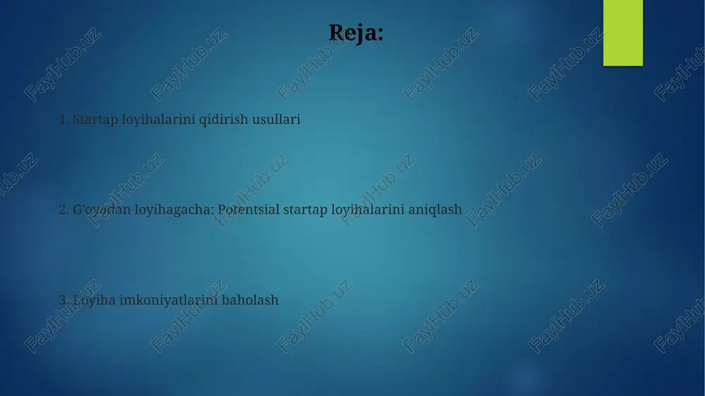 start up loyihalarini qanday topish mumkin? - Page 2