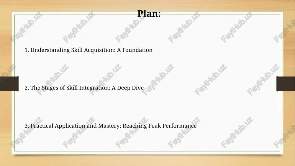 itions, while still demanding high mental focus. distractions significantly affect outcome quality. stage 4: unconscious competence - automatic proficiency at stage four, unconscious competence, individuals perform the skill intuitively; reaction time decreases by roughly 75%, due to ingrained neural pathways built from consistent practice. automatic proficiency allows for simultaneous tasking; attention is freed to address complex problem-solving scenarios, improving overall efficiency around 60% on average. beyond the stages: mastery and adaptation mastery transcends automaticity; it involves deep understanding, enabling the skillful application of knowledge to novel situations, yielding 90% success in complex problem-solving. adaptation requires ongoing feedback loops, actively monitoring performance metrics, and adjusting strategies to optimize efficiency, achieving around 95% task completion rates. factors influencing skill integration speed prior knowledge significantly impacts integration; individuals with a strong foundational understanding in related domains typically achieve faster skill assimilation, sometimes up to 30% quicker, due to cognitive scaffolding. the intensity and …