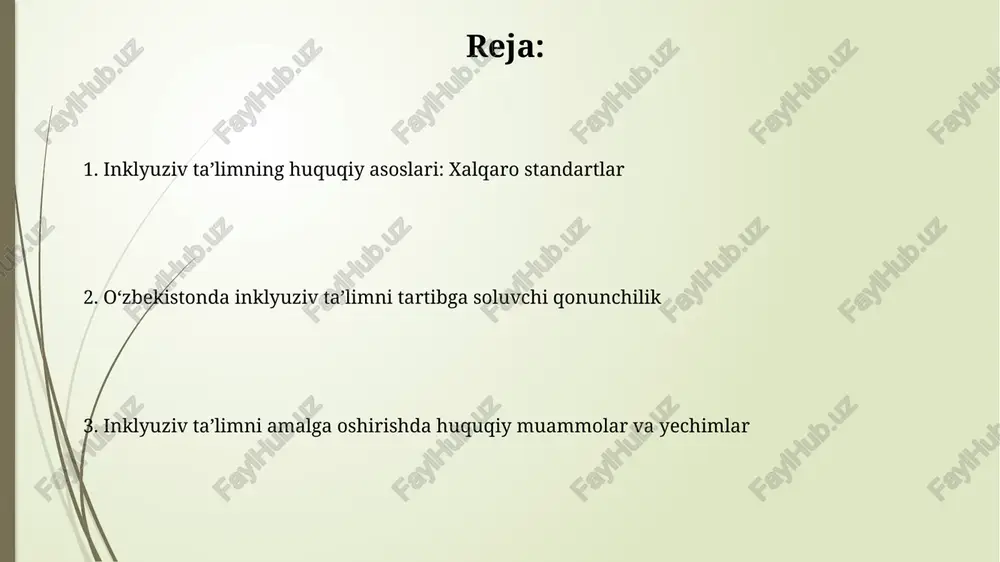 iq qamrab olishga qaratilgan. inkluziv ta'limni rivojlantirish uchun byudjet mablag'larini 2 barobarga oshirish va davlat-xususiy sherikchilikni kengaytirish huquqiy asosini yaratish zarur. e'tiboringiz uchun rahmat image2.jpg image3.jpg image4.jpg image5.jpg image6.jpg