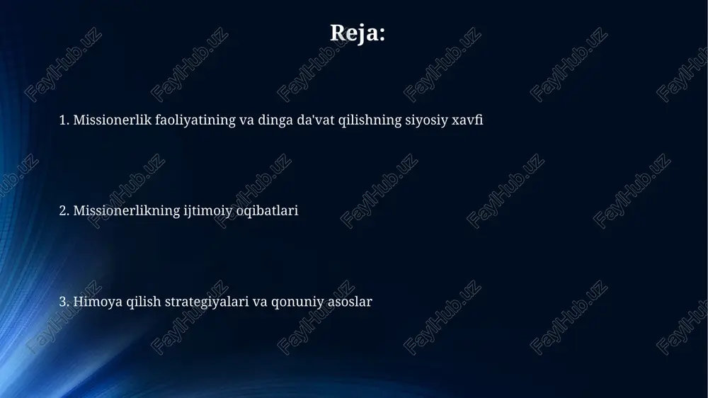 orqali. proselytizm, ayniqsa, zaif ijtimoiy guruhlar orasida (masalan, yoshlar yoki iqtisodiy jihatdan nochorlar), jamiyatda boʻlinishni keltirib chiqarishi, milliy birdamlikka jiddiy tahdid solishi mumkin. madaniy imperializm va assimilyatsiya madaniy imperializm, ko'pincha g'arb davlatlari tomonidan, 20-asrda o'z madaniy qadriyatlarini, 19-asr mustamlakachiligidan keyin, boshqa jamiyatlarga singdirishga urinish edi. assimilyatsiya jarayonida milliy o'zlikni yo'qotish xavfi mavjud, bunda 70%gacha mahalliy aholi begona madaniyat ta'sirida o'z an'analaridan voz kechishi mumkin. diniy nizolar va zo'ravonlikni kuchaytirish missionerlik faoliyati ba'zan mahalliy madaniyatlarni rad etishga olib keladi, bu esa 19-asrda ko'plab qabilaviy jamoalarda notinchlik va to'qnashuvlarga sabab bo'lgan. diniy guruhlar o'rtasidagi keskinlik ko'pincha ijtimoiy zo'ravonlikka olib keladi, masalan, 2008-yilda nigeriyadagi qonli to'qnashuvlarda 500 dan ortiq odam halok bo'lgan. ijtimoiy bo'linish va adovat missionerlik faoliyati etnik va diniy guruhlar o'rtasida keskinlikni oshirib, 'ijtimoiy bo'linish'ni kuchaytirishi mumkin, bu esa jamiyatda 'adovat'ga olib kelishi ehtimoli yuqori. proselytizmning noto'g'ri usullari, masalan, zaif aholi guruhlariga bosim o'tkazish, ijtimoiy guruhlar o'rtasida 'ijtimoiy bo'linish'ni keltirib chiqarishi …