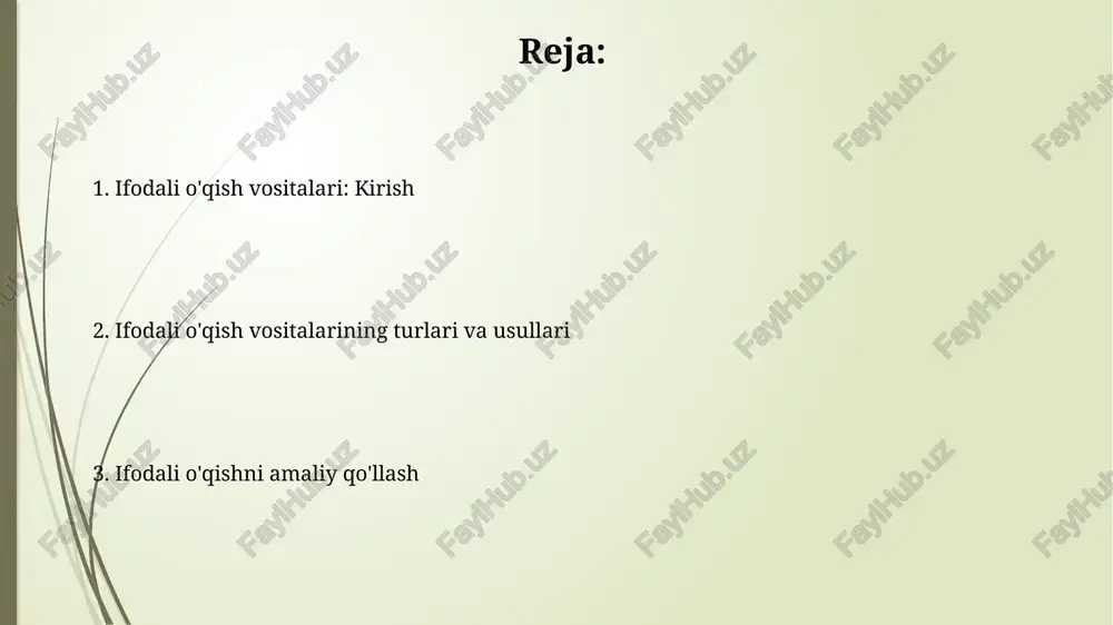 aks holda nutq tushunarsiz bo'ladi. intonatsiya va ohang intonatsiya – bu nutqning 3 asosiy elementini (balandlik, davomiylik, intensivlik) o‘zgartirib, ma’noni ochish, masalan, savol ohangini yaratish uchun ishlatiladigan 4 xil ohang naqshidir. ohang, odatda, intonatsiya bilan birga keladi va ma’noni chuqurlashtirishga xizmat qiladi; 7 xildagi hissiy holatlarni ifodalashi mumkin, masalan, kinoya yoki qat’iylik kabi nuanceslarni bildiradi. pauza va ritm pauza tinglovchilarga ma'lumotni qayta ishlashga imkon beradi, muhim fikrlardan keyin 1-2 soniya davomida pauza qo'yish xabarni ta'kidlashga yordam beradi. ritmdagi o'zgarishlar, masalan, tezroq yoki sekinroq gapirish, diqqatni jalb qiladi va hikoyaning 3 qismini yanada jozibali qiladi. mimika va imo-ishoralar mimika, yuz mushaklarining harakati, 55% dan ortiq vizual aloqani tashkil etadi. kulgi, qoshlarni ko'tarish va lablarni burishtirish kabi ifodalar ma'noni kuchaytiradi. imo-ishoralar, qo'llar va tananing harakatlari, matnni tushuntirish uchun ishlatiladi. masalan, 'katta' so'zini aytganda qo'llarni keng ochish tushunchani vizuallashtiradi. ko'z bilan aloqa ko'z bilan aloqa, '3 soniya qoidasi' asosida, tinglovchilar e'tiborini ushlab turish …