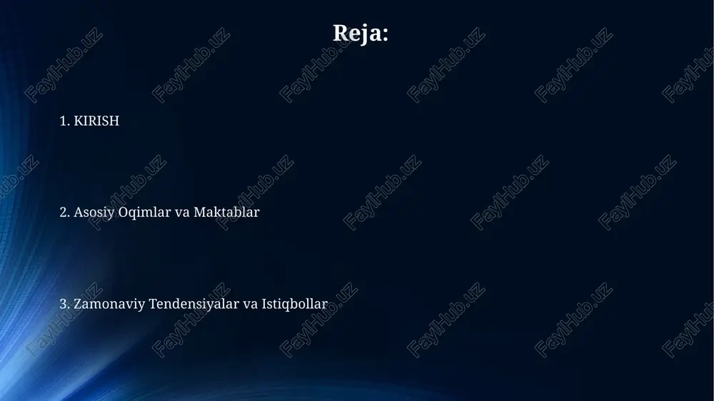 odagi temuriylar davrigacha boʻl-gan iqtisodiy gʻoyalar forobiy asarlarida ehtiyoj, mehnat, mehnat taqsimoti, inson omili kabi tushunchalar oʻrganilgan. u mehnatni shunchaki ish emas, balki farovonlikka eltuvchi omil sifatida baholadi. beruniyning asarlarida kishilik ehtiyoji, mehnat va xunar masalalari tahlil qilingan. beruniy ishlab chiqarishda kishilikning barcha ehtiyojlarini qondirishga qaratilganlikni ta’kidlagan. 5-bob amir temur va temuriylar davridagi iqtisodiy gʻoyalar va iqtisodiy siyosat amir temur oʻz davlatini kuchli, markazlashgan holatda barpo etish uchun soliq tizimiga alohida eʼtibor qaratdi, natijada mahalliy ishlab chiqarish resurslaridan unumli foydalanishga erishdi. sohibqiron amir temur davrida qishloq xoʻjaligi ham rivojlangan, lekin hunarmandchilik va savdo-sotiqqa ham e’tibor qaratilgan, hatto ularni soliq to'lashdan ozod qilgan. 6-bob merkantelizm iqtisodiy ta'limotining mohiya-ti va ahamiyati merkantilizm, 16-18-asrlarda yevropada hukm surgan iqtisodiy ta’limot, tashqi savdoni davlat tomonidan tartibga solish va boylikni ko‘paytirishga urg‘u bergan. merkantilizmning mohiyati aktiv savdo balansiga asoslangan: eksport importdan yuqori bo'lishi, oltin va kumush zaxiralari ko'payishi, milliy boylik ortishi. 7-bob angliya va fransiyada klassik …