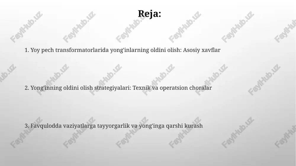 lota soni va suv miqdori kabi 5 ta asosiy parametr laboratoriyada 24 soat ichida tahlil qilinadi. yog 'sifatini monitoring qilish va tahlil qilish yog‘ sifatini monitoring qilish orqali dielektrik kuchlanishni, masalan, 30 kv dan pastga tushishini aniqlash mumkin, bu esa elektr buzilish xavfini ko‘rsatadi. eritilgan metallarning harorati 1600 darajadan yuqori bo‘lganda, yog‘dagi furfurol miqdori 10 ppm dan oshishi mumkin, bu qog‘oz izolyatsiyasining degradatsiyasini anglatadi. haddan tashqari yuk va qisqa tutashuvdan himoya haddan tashqari yukdan himoya transformatorning haddan tashqari isishiga yo'l qo'ymaslik uchun o'rnatiladi, bu ko'pincha nominal tokning 110-150% dan oshganda ishga tushadi. qisqa tutashuvdan himoya yuqori tezlikda ishlaydigan o'chirgichlar orqali amalga oshiriladi, bu tok 10-20 barobar oshganda zanjirni bir necha millisekundda uzib qo'yadi. sovutish tizimini boshqarish sovutish tizimini boshqarish, moy haroratini 55-65°c darajasida ushlab turish uchun nasoslar va fanatlarning tezligini avtomatik rostlash orqali issiqlikni samarali chiqaradi. transformator yuklanishini hisobga olgan holda, sovutish tizimi quvvat sarfini optimallashtiradi, masalan, yuklama 70% dan …