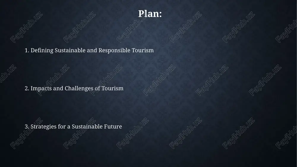 tions in tourism tourism revenue multipliers impact local economies; for example, every $1 spent can generate $2.50 in value, enhancing job creation and community development through indirect spending. leakage, where tourist dollars leave the destination, can be mitigated by sourcing local goods and services, ensuring that at least 70% of tourist spending benefits local businesses. principles of sustainable tourism local communities benefit economically through sustainable tourism; at least 60% of revenue should stay local, supporting jobs and infrastructure development. environmental conservation necessitates minimizing tourism's ecological footprint. this includes reducing waste by 50% and protecting biodiversity through habitat preservation. stakeholder engagement in tourism effective stakeholder engagement requires 80% transparency in tourism planning, ensuring local communities understand project impacts and benefits for equitable distribution of tourism revenue. collaborative platforms involving businesses, residents, and ngos foster trust, improving the success rates of sustainable tourism initiatives by approximately 35% in 5 years. best practices …