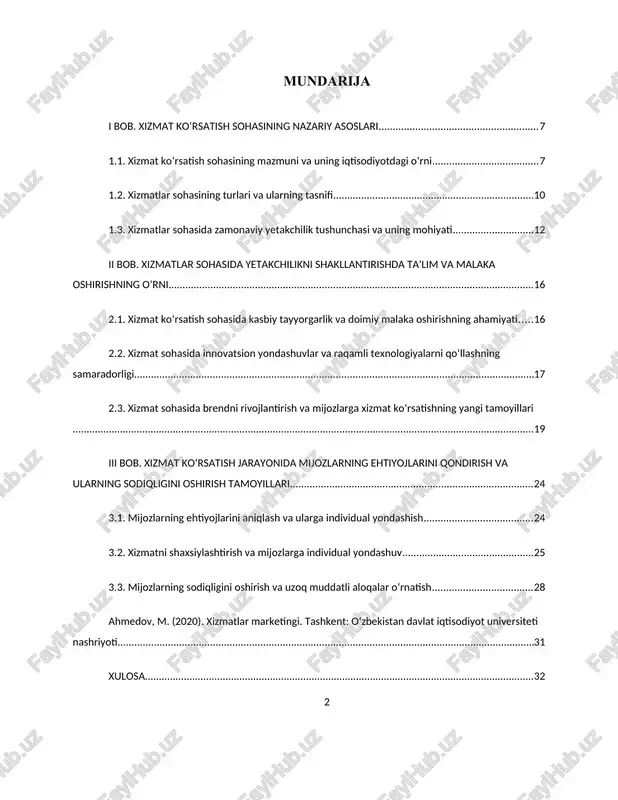 bugungi kunda xizmat ko‘rsatish sohasida raqobat kuchayib bormoqda, bu esa kompaniyalarga yuqori sifatli xizmatni taqdim etish, mijozlar ehtiyojlarini qondirish va ularning sodiqligini ta’minlash uchun yangi usullar va tamoyillarni joriy etish zaruratini keltirib chiqarmoqda. xizmat sohasida yetakchi bo‘lish uchun nafaqat yuqori sifatli xizmatlar ko‘rsatish, balki mijozlar bilan muvaffaqiyatli aloqalar o‘rnatish, marketing strategiyalarini to‘g‘ri belgilash va shuningdek, zamonaviy texnologiyalardan foydalanish zarurdir. bugungi kunda xizmat sohasidagi muvaffaqiyat ko‘plab faktorlarga bog‘liq bo‘lib, ulardan ba’zilari: kompaniya xodimlarining malakasi, kompaniyaning innovatsiyalarga ochiqligi, xizmatlarning shaxsiylashtirilishi, mijozlar ehtiyojlarini o‘rganish va ularning fikrini inobatga olishdir. xizmat sohasida yetakchi bo‘lishning tamoyillari har bir tashkilot uchun turlicha bo‘lishi mumkin, ammo ularning asosiy mazmuni mijozlarga yuqori sifatli xizmat taqdim etish, ularga qiziqarli va qulay xizmat sharoitlarini yaratish, shuningdek, ularning ehtiyojlarini doimo yangilab borishdan iborat. mijozlar talabini o‘rganish, bozorni tahlil qilish va xizmatlar sifatini doimiy ravishda yaxshilash — bularning barchasi muvaffaqiyatli xizmat ko‘rsatish uchun zaruriyatdir. shu bilan birga, bu jarayonda iqtisodiyotning umumiy rivojlanishiga, …