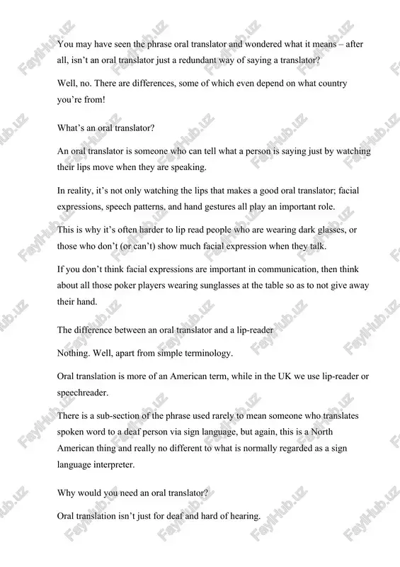 especially for sporting events. reporters and news channels are hiring professionals to see what’s being said by players during games, hoping to find something controversial. an oral translator can also be used in medical cases where the patient can’t speak or communicate, freeing up time for healthcare professionals. at first glance, it may seem silly to write a blog about what oral translation is. it seems easy to define: spoken translation or, better, translation that is reproduced by voice. however, when you speak of "oral translation", you may actually be referring to one of the many forms of oral translation. in this blog i will talk about the different forms oral translation takes. you will know what translation agencies and professional interpreting services call what you may call oral translation. so, if you are interested in looking for a specific professional oral translation service, you will be able to make …