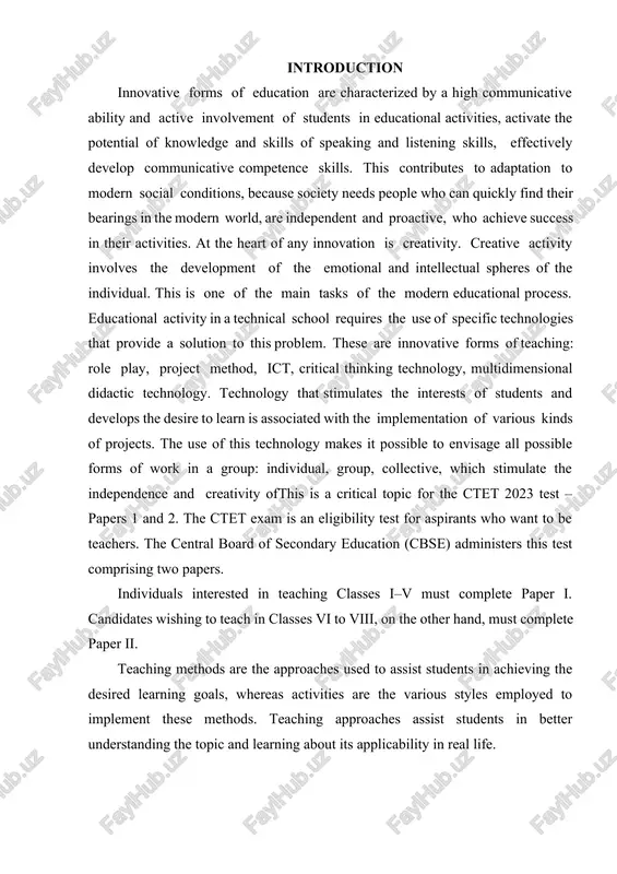 d, must complete paper ii. teaching methods are the approaches used to assist students in achieving the desired learning goals, whereas activities are the various styles employed to implement these methods. teaching approaches assist students in better understanding the topic and learning about its applicability in real life. factors affecting teaching methods the method used by the teacher is governed by a number of criteria, including the · content to be taught, · the goals of the teacher · the availability of teaching aids, · the ability of the instructor to adapt to changing circumstances. · the class’s greatest asset · class assessment and evaluation · individual disparities among students objectives the important objectives of teaching methods are: · to provide guidance for the teaching process. · increase the emphasis of teachers and students on the teaching-learning process. · to improve the efficiency and effectiveness of education. · to offer …