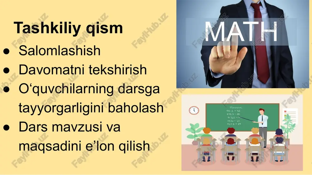 val yordamida sonlarni xona birliklariga ajratish son mingliklar yuzliklar o’nliklar birliklar 3742 3 7 4 5 582 - 5 8 2 91 - - 9 1 carl friedrich gauss formulasi formula bo‘yicha, birinchi va oxirgi sonni qo‘shib, ularni necha juftlik borligiga ko‘paytirib, ikki ga bo‘lamiz. shu tariqa, 2 dan 16 gacha bo‘lgan juft sonlar yig‘indisi 72 ga teng bo‘lgan. hayotda natural sonlarni qo’llash natural sonlar bizning kundalik hayotimizda juda ko‘p ishlatiladi. masalan, do‘konda xarid qilishda. misol: siz do‘konga borib, 4 dona non va 2 litr sut sotib olding. bu yerda natural sonlar – 4 va 2, chunki biz narsalarni 1, 2, 3, 4... deb sanaymiz. natural sonlar bizga qancha mahsulot olish, narxni hisoblash, va pul to’lashda yordam beradi. savol va misollar savollar: 1. natural sonlar nima va ularning eng kichik qiymati qaysi? 2. natural sonlar kundalik hayotda qanday ishlatiladi? 3. 1 dan 10 gacha bo‘lgan natural sonlarning yig‘indisini toping. 1-misol: …