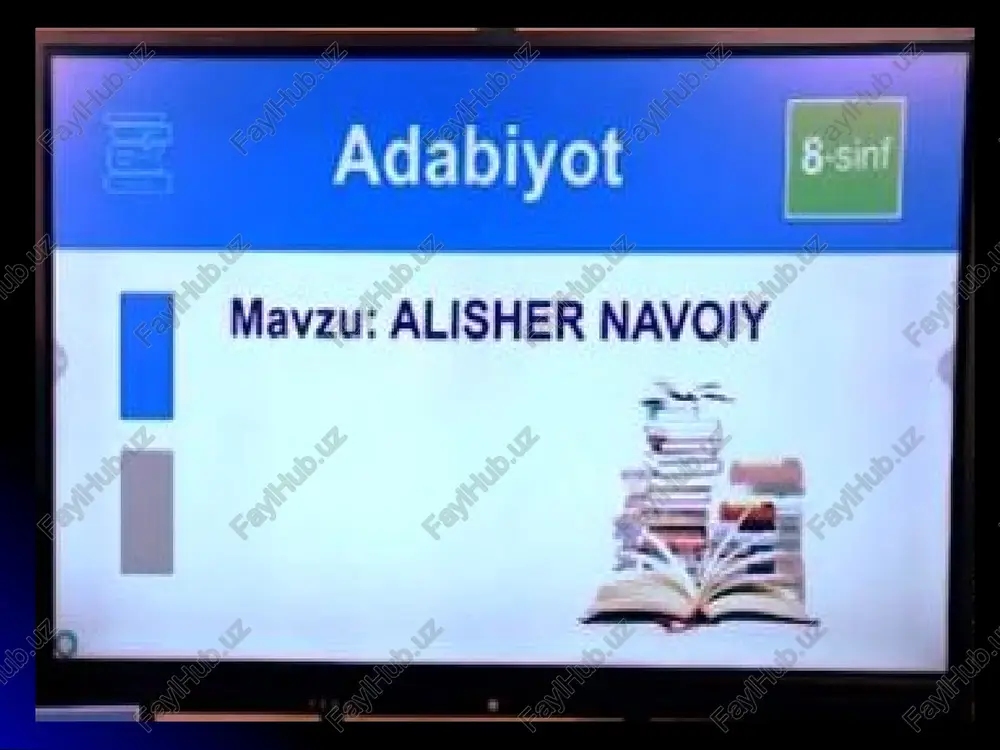 "alisher navoiy hayoti va ijodi" - Page 2