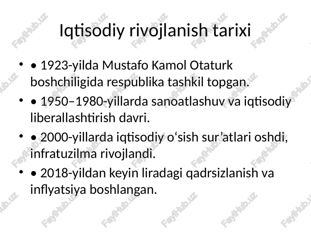 turkiya respublikasining iqtisodiyoti - Page 2