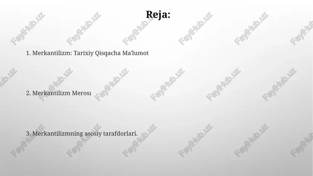 kantilistlar milliy boylikni oshirish uchun eksportni maksimal darajada oshirish va importni minimal darajada ushlab turish kerak deb hisoblashgan. asosiy tarafdorlar orasida jean-baptiste colbert, thomas mun va sir william petty bor edi. antonio serra va italiya merkantilizmi jean-baptiste colbert, thomas mun va sir william petty kabi tarafdorlar bu maqsadlarga erishish uchun siyosatlarni qo'llab-quvvatladilar. merkantilizm savdo orqali milliy boylikni oshirishga, ya'ni oltin va kumushni to'plashga qaratilgan edi. mustamlakachilik va savdo-sotiq merkantilizm: savdo ortiqchasini yordamida milliy boylikka urg'u beradigan iqtisodiy nazariya, ko'pincha koloniyalarni nazorat qilish va oltin to'plash orqali amalga oshiriladi. kolonializm: yevropa kuchlari koloniyalarni boylik va bozorlar uchun ishlatishgan, mustamlaka xalqlarining hisobidan boyitishgan. merkantilizm tanqidlari himoya siyosati: tarif va kvotalar kabi merkantilist siyosatlar raqobat va innovatsiyani to'xtatib, xalqaro savdo va iqtisodiy o'sishga to'sqinlik qildi. mustamlakalarni ekspluatatsiya qilish: merkantilizm xom ashyo va bozorlar uchun mustamlakalarni ekspluatatsiya qilishni rag'batlantirdi, bu esa nafratga olib keldi va oxir-oqibat mustamlaka inqiloblariga hissa qo'shdi. xulosa: merkantilizmning davom etayotgan …