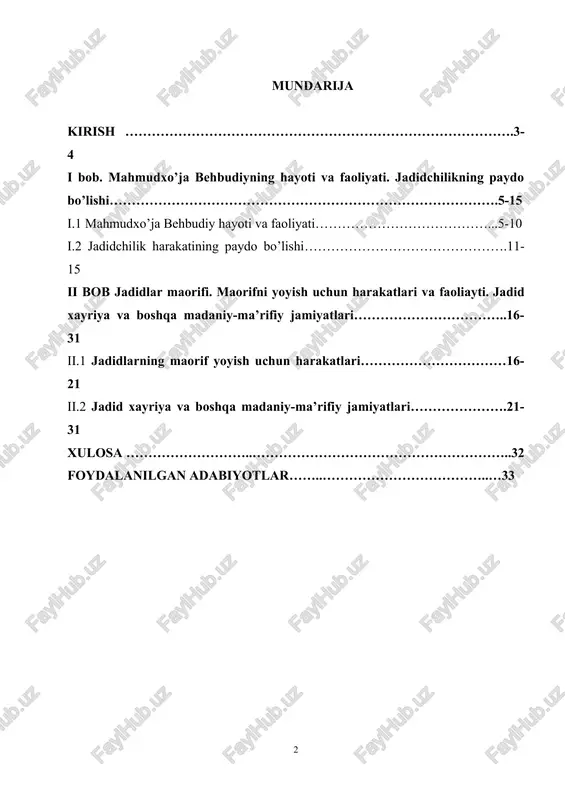 yaga qaram bo’lgan musulmon xalqlari orasida dastlab qrimda xix asrning 80-yillarida paydo bo’ldi. uning asoschisi diniy-dunyoviy ilmlarni chuqur egallagan ismoilbek gasprali (1851-1914) bo’ldi. ismoilbek 1884 yilda jadid maktabi tashkil etib, 40 kunda 12 bolaning savodini chiqaradi. uning o’qitish usuli «usuli savtiya», ya’ni «yangi usul» nomi bilan shuxrat qozondi. «jadid» arabcha so’z bo’lib, «yangi» degan ma’noni bildiradi. ismoilbek g’oyalarini qabul qilgan yangilik tarafdorlari «jadidlar», uning g’oyalari esa «jadidchilik» nomini oldi. ismoilbek gasprali darslik yaratadi, o’zining «tarjimon» (1883-1914) gazetasini tashkil etib, jadidchilikni turkiy xalqlar orasida keng targ’ib qiladi. bu gazeta toshkent va boshqa shaxarlarga xam tez yoyiladi. i. gasprali 1893 yilda toshkent, samarqand va buxoroda bo’ldi. buxoroda amir abdulaxadni jadid maktabi ochishga ko’ndiradi. bu maktabga «muzaffariya» nomi beriladi. 1898 yilda to’qmoqda (qirg’iziston) xam shunday maktab ochildi. 1899 yilda andijonda shamsuddin domla, 1901 yilda qo’qonda saloxiddin domla, toshkentda munavvarqori abdurashidxonov va samarqandda abduqodir shakuriylar birinchi bo’lib jadid maktablarini ochadilar. jadidchilik xarakatining yirik namoyandalari …