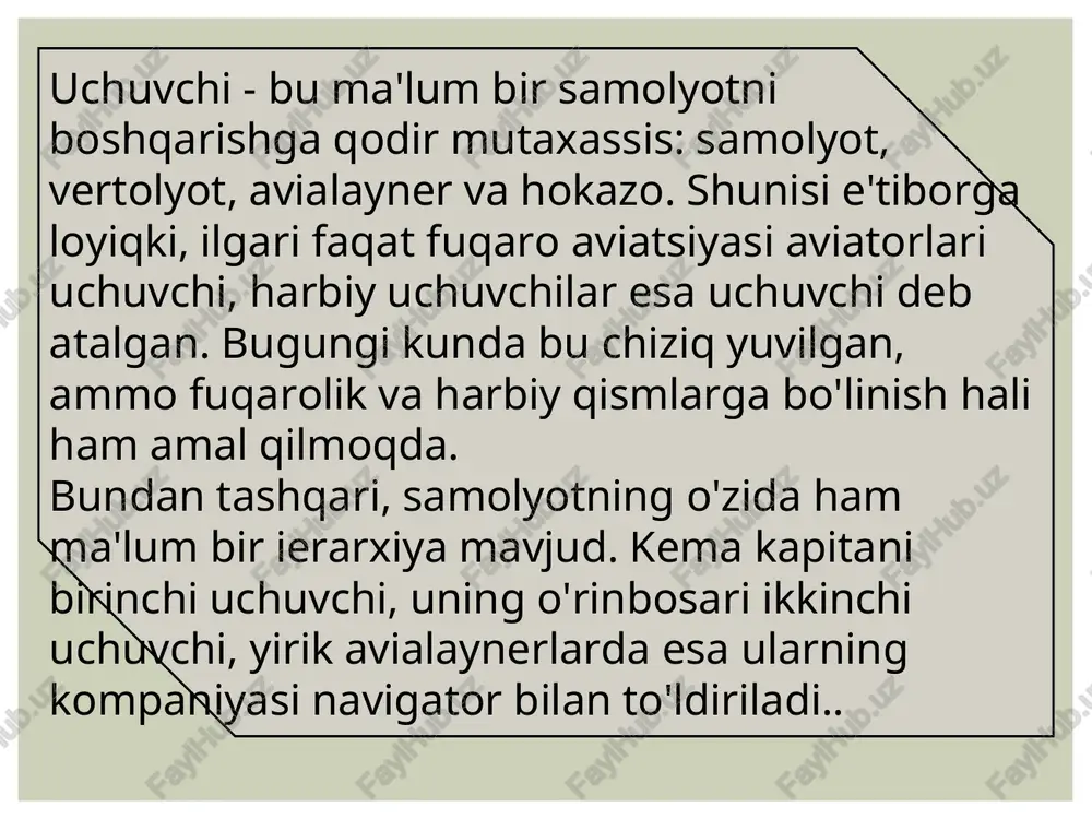 n alohida aylantiring. shuningdek, parvoz paytida rotorni vertikal ushlab turish uchun sizga kichik rezina halqa kerak bo'ladi. 3-qadam old shassida sim oyoqlarini rotor tirgakchasiga ulang va g'ildiraklarni oyoq uchlariga qo'ying. rotor ustiga pin o'rnating, uning uchi kanca bilan egiladi. keyinchalik, ushbu ilgakni ishga tushirishda siz katapultaning kauchuk startini bog'laysiz. 4-qadam rotorni tirgakda aylanishiga imkon berish uchun rotorni yuvuvchi bilan alohida qiling. uyadan ikkita bir xil ilmoq hosil qiling, so'ngra ularning har biriga yog'och qoplamadan yasalgan pervanel pichoqlarini ulang. 5-qadam pichoqlarni gorizontal holatda ushlab turish uchun pichoq ilgaklarini yuvish vositasiga mahkamlash uchun rezina halqalardan foydalaning. keyin kichik tishli tayoqchani oling, ustiga yong'oqni burab, pastki fyuzelyajga qarshi vazn sifatida o'rnating. 6-qadam yong'oqni kerakli balandlikda torting va keyin vertolyotni elastik tasmani cho'zib, uni rotor kancasiga mahkamlab ishga tushirishga harakat qiling. - qalin karton / qattiq qoplama; - yog'och bo'lak; - torna; - rezina uzuk; - sim; - g'ildiraklar; - yong'oq.