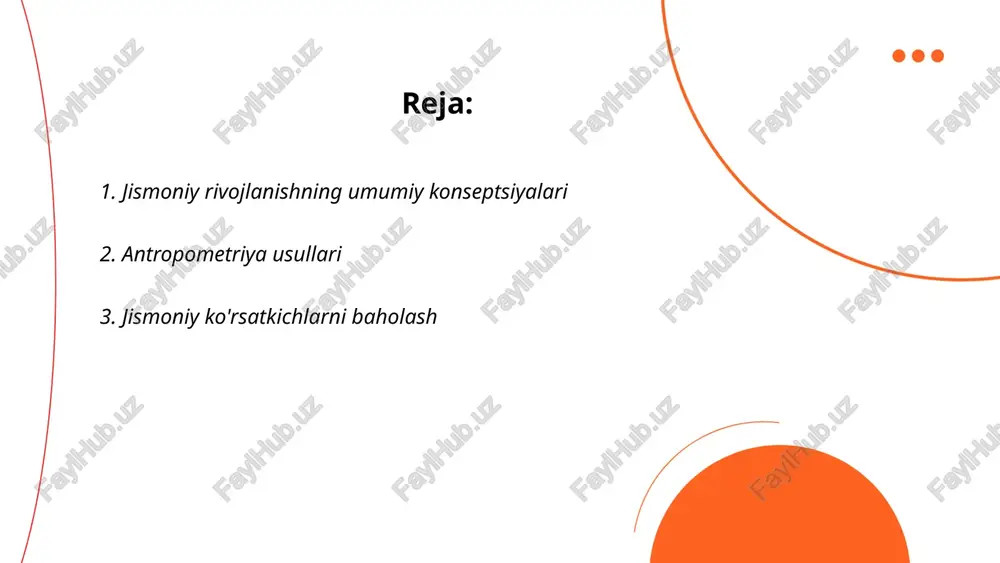 tmi 18,5-24,9 bo'lishi sog'lom hisoblanadi, yurak urish tezligi normal dam olish holatida 60-100 urish/minut oralig'ida bo'ladi. qon bosimi uchun normal ko'rsatkichlar 120/80 mmhg atrofida. mushak kuchi esa dinamometr bilan o'lchanadi. ushbu ko'rsatkichlar muntazam ravishda kuzatilishi kerak, chunki ular sportchi yoki har qanday shaxsning jismoniy salomatligi haqida muhim ma'lumot beradi. ... t.me/slaydai_bot yoshga xos jismoniy rivojlanish 4 yoshda bolalar uchun jismoniy rivojlanish juda muhimdir. ushbu yoshda bolalar balandligi o'rtacha 95-105 sm va vazni 14-18 kg atrofida bo'lishi mumkin. ular katta motor ko'nikmalarini rivojlantiradi, masalan, yugurish, sakrash va to'p tepish. qo'l-motor koordinatsiyasi sezilarli darajada yaxshilanadi, bu esa ularga tugmalarni qadash, ko'rsatkich bilan shakllar chizish kabi vazifalarni bajarishga imkon beradi. bu davrda harakatlar orqali mushaklar va suyaklar mustahkamlanadi. jismoniy faollik tavsiya etiladi, masalan, har kuni kamida 60 daqiqa o'ynash va harakat qilish. to'g'ri ovqatlanish va uyqu ham ularning sog'lom o'sishi uchun muhimdir. ... t.me/slaydai_bot jismoniy rivojlanishning gender farqlari ko'pincha biologik va genetik omillar …