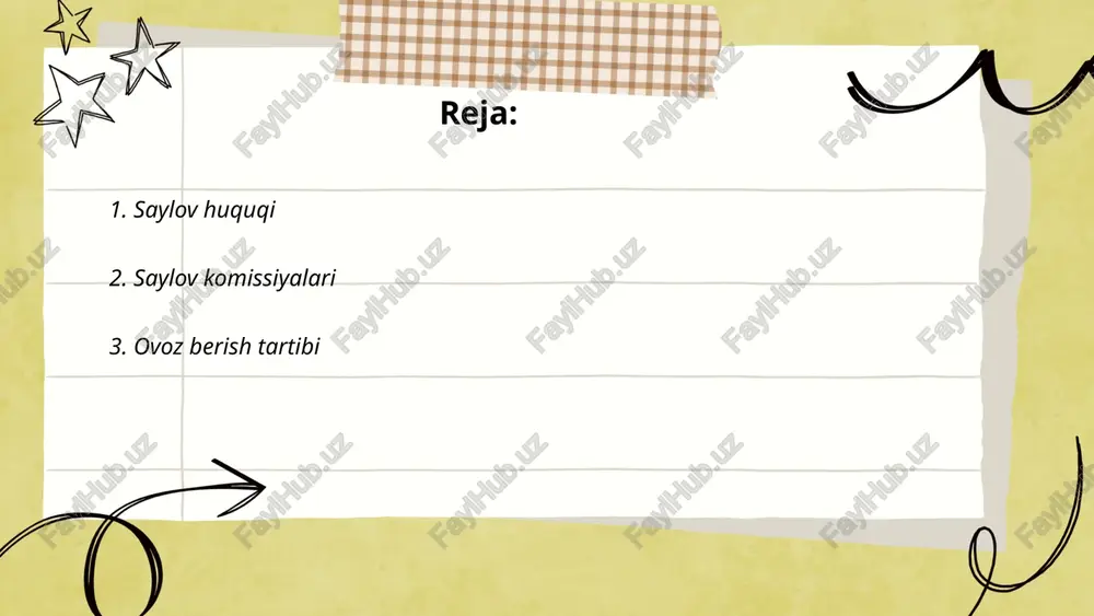bilan 8:00 dan 20:00 gacha davom etadi. saylovchilar maxsus kabinalarda yashirin ovoz berish usuli orqali ovoz beradilar. ovozlar hisoblanib, natijalar e'lon qilinadi. har bir saylovchi faqat bir marta ovoz bera oladi. barcha jarayonlar ochiqlik va halollik shartlariga muvofiq amalga oshiriladi. ... t.me/slaydai_bot 4. saylov oldi tashviqoti 4. saylov oldi tashviqoti 2021 yilning 27 oktabridan 2021 yil 22 dekabrigacha davom etdi. ushbu tashviqot davrida 5 ta partiya prezidentlikka o'z nomzodlarini ko'rsatdi. tashviqot jarayoni davomida nomzodlar o'z saylovoldi dasturlarini taqdim etishdi va mamlakat bo'ylab turli uchrashuvlar o'tkazildi. ommaviy axborot vositalarida nomzodlarning nutqlari va dasturlari keng yoritildi. 3 mingdan ortiq tadbir tashkil etildi va ularda yuz minglab fuqarolar ishtirok etdi. televideniye va radio orqali 100 ga yaqin debat va suhbat uyushtirildi. tashviqot jarayoni jarayonida 12 milliondan ziyod axborot materiallari tarqatildi. ... t.me/slaydai_bot 5-saylovda o‘zbekiston respublikasida ishtirok etuvchi partiyalar soni beshtadir. ushbu partiyalar: o‘zbekiston liberal-demokratik partiyasi, o‘zbekiston "milliy tiklanish" demokratik partiyasi, o‘zbekiston xalq demokratik …