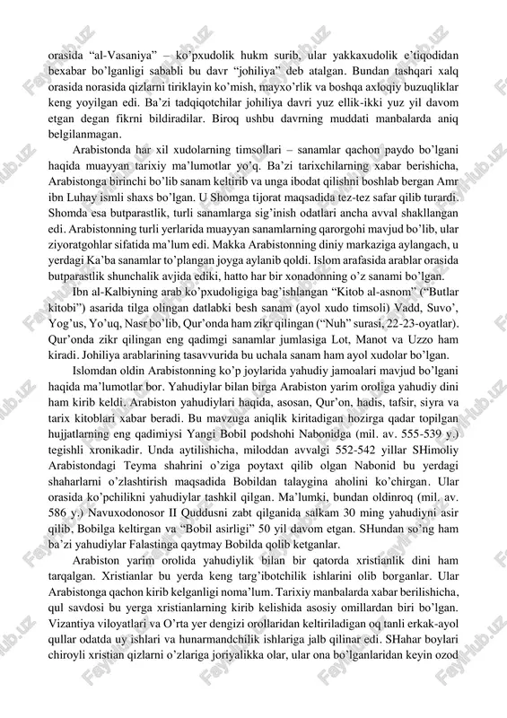 ulmonlarning anchasi markaziy osiyo mamlakatlari, xitoy, tailand, efiopiya, tanzaniya, kiprda, yevropaning ayrim mamlakatlari (bosniya va gersegovina, albaniya, buyuk britaniya, gfr, fransiya va boshqa), amerika qitʼasi mamlakatlari (aqsh, kanada, argentina, braziliya, gayana, surinam, trinidad va tobago)da, avstraliyada, fiji orollarida yashaydi. islom dini vujudga kelishining tarixiy-ijtimoiy sabablari. arabiston yarim orolida islomgacha bo‘lgan e’tiqodlar. “johiliyya davri” tushunchasi. “johiliya” so’zi arab tilida bilimsizlik, nodonlik ma’nolarini beradi. islomdan avval arablar https://uz.wikipedia.org/wiki/arab_tili https://uz.wikipedia.org/wiki/dunyo https://uz.wikipedia.org/wiki/din https://uz.wikipedia.org/wiki/xristianlik https://uz.wikipedia.org/wiki/buddizm https://uz.wikipedia.org/wiki/e%e2%80%99tiqod https://uz.wikipedia.org/wiki/xalq https://uz.wikipedia.org/wiki/ibora https://uz.wikipedia.org/wiki/aholi https://uz.wikipedia.org/wiki/osiyo https://uz.wikipedia.org/wiki/afrika https://uz.wikipedia.org/wiki/kipr https://uz.wikipedia.org/wiki/livan https://uz.wikipedia.org/wiki/isroil https://uz.wikipedia.org/wiki/senegal https://uz.wikipedia.org/wiki/gambiya https://uz.wikipedia.org/wiki/niger https://uz.wikipedia.org/wiki/somali https://uz.wikipedia.org/wiki/afg%ca%bboniston https://uz.wikipedia.org/wiki/pokiston https://uz.wikipedia.org/wiki/bangladesh https://uz.wikipedia.org/wiki/indoneziya https://uz.wikipedia.org/wiki/gvineya https://uz.wikipedia.org/wiki/mali https://uz.wikipedia.org/wiki/chad https://uz.wikipedia.org/wiki/sudan https://uz.wikipedia.org/wiki/malayziya https://uz.wikipedia.org/wiki/nigeriya https://uz.wikipedia.org/wiki/gvineya-bisau https://uz.wikipedia.org/wiki/kamerun https://uz.wikipedia.org/wiki/burkina_faso https://uz.wikipedia.org/wiki/syerra-leone https://uz.wikipedia.org/wiki/indoneziya https://uz.wikipedia.org/wiki/hindiston https://uz.wikipedia.org/wiki/pokiston https://uz.wikipedia.org/wiki/bangladesh https://uz.wikiped