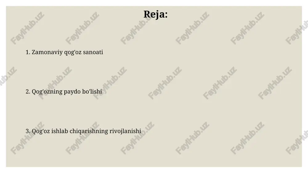 a avtomatlashtirishni qoʻllash orqali amalga oshiriladi. kraft qogʻozining ishlab chiqarish jarayonida taxminan 40% gacha energiya tejashga imkon beruvchi yangi texnologiyalar qoʻllanilmoqda. qogʻozning ekologik ahamiyati 1 tonna qog'ozni qayta ishlash 17 daraxtni saqlab qolish, 2400 kvt energiya tejash va 7000 litr suvni tejash imkonini beradi. qog'ozni qayta ishlash o'rmonlarni kesishni 70% ga kamaytirishi, atmosfera ifloslanishini pasaytirishi va chiqindilar hajmini sezilarli darajada qisqartirishga yordam beradi. qogʻoz sanoati va iqtisodiyot qogʻoz ishlab chiqarishda energiya sarfi va chiqindilar muammosi mavjud. shuning uchun, qogʻozni qayta ishlash 70% gacha energiya tejashga yordam beradi. arzonroq elektron alternativalar paydo bo'lishiga qaramay, 2023 yilda qogʻozga bo'lgan talab 350 million tonnadan oshdi, bu esa sanoatning qat'iyligini ko'rsatadi. qogʻozning turlari va xususiyatlari qog'ozning zichligi 60 dan 300 g/m² gacha o'zgarib turadi va bu uning qalinligi va mustahkamligini belgilaydi, yuqori zichlikli qog'ozlar ko'pincha kitob chop etishda ishlatiladi. taxminan 100 dan ortiq turdagi qog'oz mavjud bo'lib, ularning har biri o'ziga xos xususiyatlarga, masalan, …