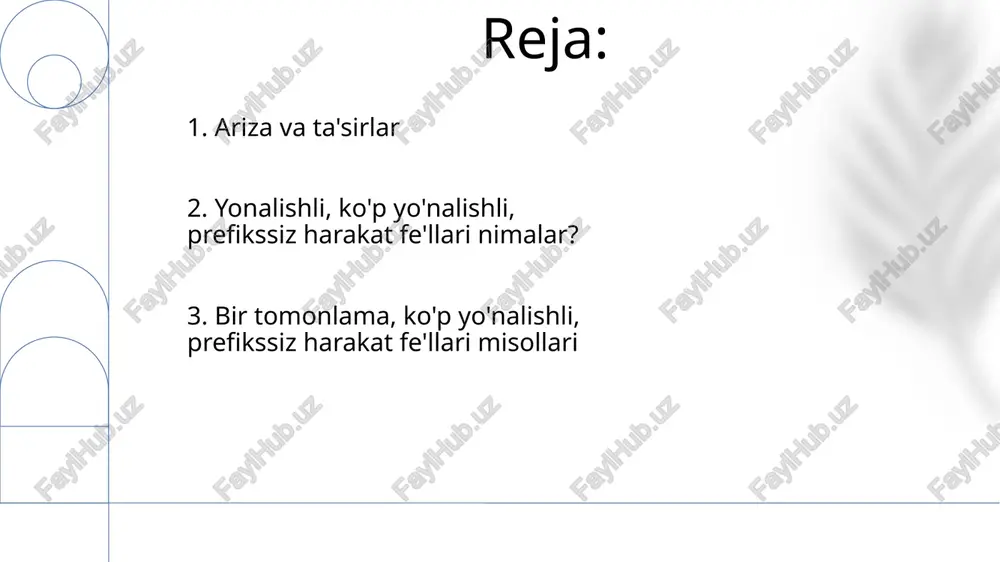lish, ketish, kirish, chiqish 9. please provide the text you want to translate to uzbek in latin letters. i'll provide the translation and address any grammatical considerations. 😊 bir tomonlama fe'llar harakatni faqat bir yo'nalishda ifodalaydi. koʻp yoʻnalishli fe'llar harakatni bir nechta yoʻnalishda ifodalaydi. e'tiboringiz uchun rahmat @taqdimot_robot image1.png image2.jpg image3.jpg image4.jpg image5.jpg image6.jpg image7.jpg image8.jpg image9.jpg image10.jpg
