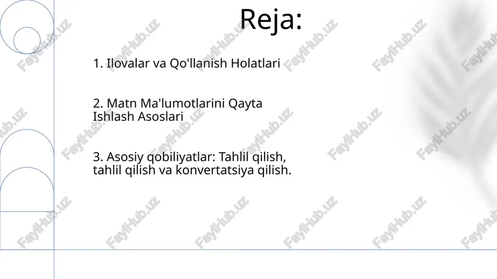 va tushunchalarni chiqarib olish. e'tiboringiz uchun rahmat @taqdimot_robot image1.png image2.jpg image3.jpg image4.jpg image5.jpg image6.jpg image7.jpg image8.jpg image9.jpg
