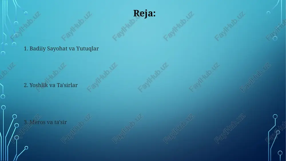 ning ijodi ko'pincha madaniy meros, an'ana va ayol huquqlari mavzusini o'z ichiga oladi. nodira - bu yorqin va murakkab rasmlari bilan mashhur bo'lgan mashhur o'zbek rassomi. nodira'ning badiiy falsafiyasi nodira hayot va ijodi, ko'chish va madaniy identifikatsiya tajribalari bilan bog'liq. uning san'ati ko'pincha xotira, sog'inch va mansublik qidiruvi mavzularini o'rganadi. ta'lim va o'qitish nodira har tomonlama, ham akademik, ham kasb-hunar ta'limi oldi. nodira o'z malakasi va bilimlarini oshirish uchun professional rivojlanish imkoniyatlarini faol ravishda qidiradi. zamonaviy san'atga ta'siri nodira'ning san'ati zamonaviy san'atda go'zallik va tasvirning an'anaviy tushunchalariga qarshi chiqadi. uning hayot tajribalari uning badiiy qarashlarini shakllantiradi, shaxs, ko'chirish va madaniy meros mavzusini aks ettiradi. erta hayot va ta'sirlar u klassik ta'lim oldi, keyinchalik jazz va folk kabi janrlarda tajriba orttirdi. nodira o'ziga xos musiqiy uslublari va maftunkor chiqishlari bilan tanilgan. shaxsiy hayot va ta'sirlar uning ijodi zamonaviy o'zbekistonning murakkabliklarini aks ettirib, mamlakatning madaniy merosi va zamonaviy haqiqatlarini namoyish etadi. nodira …