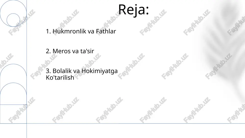 ko'proq jalol ad-din manguberdi nomi bilan tanilgan, 13-asr turk jangchisi va hukmdori edi. 10. meros va ta'sir eron hududida mongol voris davlati bo'lgan ilxonlikni asos solgan. uning fath qilgan yurtlari va boshqaruv tizimi yaqin sharqning siyosiy va madaniy manzarasiga sezilarli ta'sir ko'rsatdi. 11.indus daryosi jangi u u'zbek tilida: u harbiy mahorati va mo'g'ul bosqiniiga qarshi qarshiliki bilan mashhur edi. indus daryosi jangi jalol ad-din manguberdi uchun chingizxonning nabirasi o'g'odiyxon boshchiligidagi mo'g'ul qo'shinlari ustidan hal qiluvchi g'alaba bo'ldi. 12.madaniy homiylik u san'at va madaniyat homiysi edi, o'z saltanatida intellektual va badiiy rivojlanishni qo'llab-quvvatladi. u harbiy mahorati va mo'g'ul imperiyasiga qarshi qarshilik ko'rsatgani bilan mashhur. 13.jaloliddin zamonaviy kontekstida jalol ad-din 13-asrda yashagan turkiy jangchi va hukmdor edi. u jalal ad-din manguberdi nomi bilan mashhur. 14.zamonaviy talqinlar jalol ad-din muhammad mingburnu, ko'pincha jalol ad-din manguberdi deb ataladi, 13-asr turk jangchisi va hukmdori edi. u chingizxon boshchiligidagi mo'g'ul bosqini qarshi qattiq qarshilik ko'rsatdi. 15.mo'g'ul …